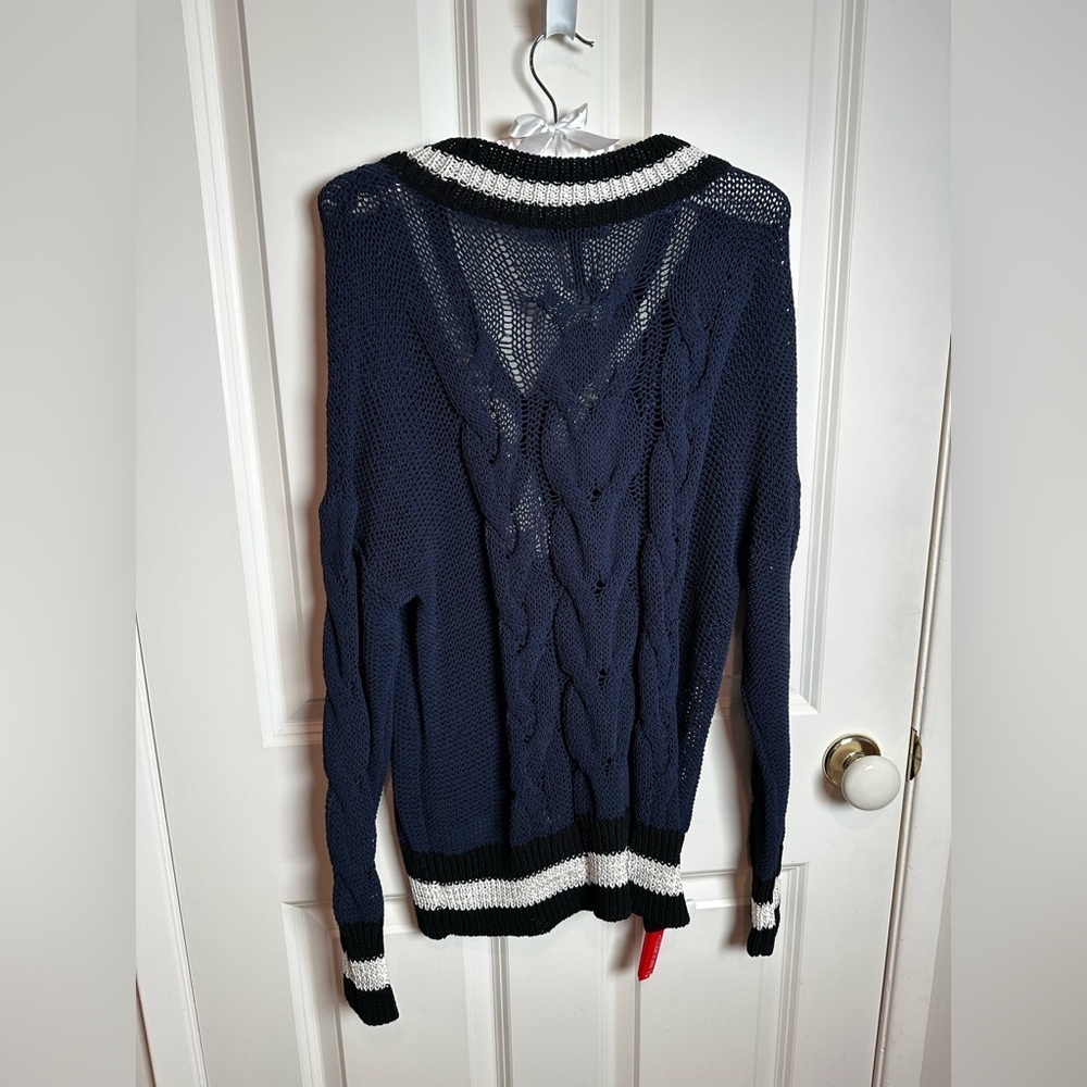 Rag & Bone navy and Black and white Knit Sweater - Picture 8 of 9